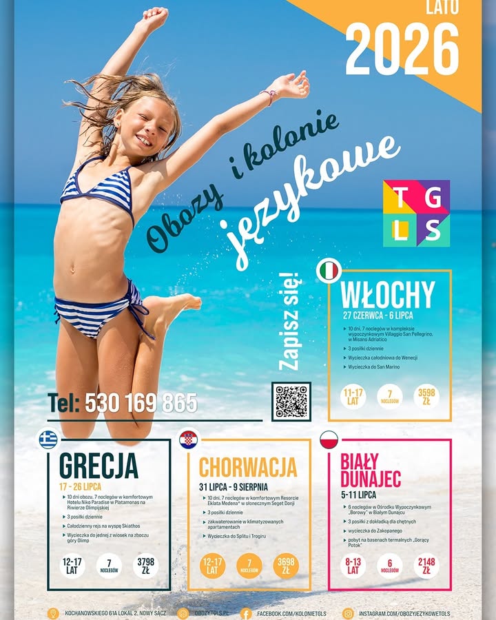 Obozy i Kolonie językowe TGLS